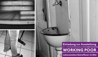 Einladung zur Working Poor Fotoausstellung